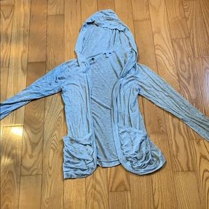 NWOT Delia’s hooded cardigan with pockets